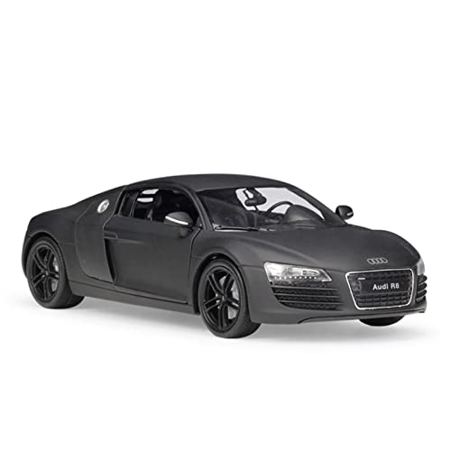 1 24 Für R8 V10 2016 Hohe Simulation Auto Legierung Druckguss Modellauto Replik(Schwarz) von XIYUEYING