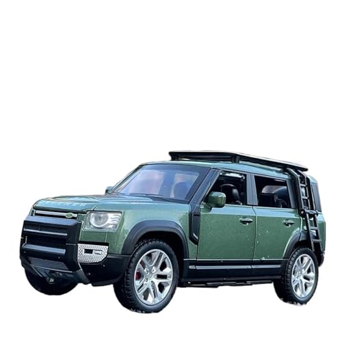 1 24 für Defender SUV Legierung Auto Modell Druckguss Metall Off-Road Auto Modell mit Sound und Licht(A) von XIYUEYING