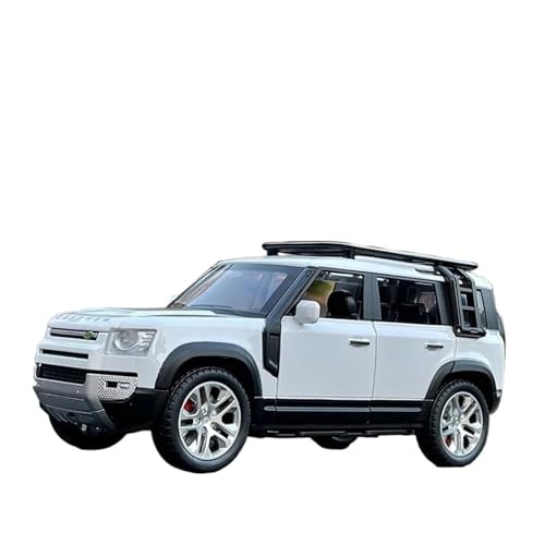 1 24 für Defender SUV Legierung Auto Modell Druckguss Metall Off-Road Auto Modell mit Sound und Licht(C) von XIYUEYING