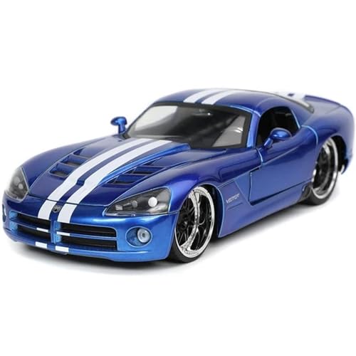 1 24 für Dodge Viper SRT10 Hohe Simulation Legierung Rennwagen Modell Druckguss Auto Fahrzeuge Modell(A) von XIYUEYING