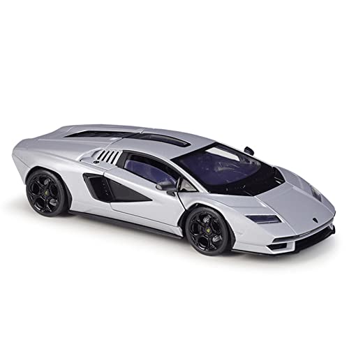 1 24 für Lamborghini Countach LPI 800-4 Supercar Alloy Replica Car Druckgussmodell Fertigauto(Silber) von XIYUEYING