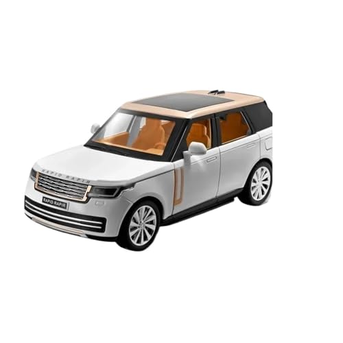 1 24 für Land Rover Range Rover SUV Simulation Metall Modell Auto Sound Licht Zurückziehen Auto Modell(D) von XIYUEYING