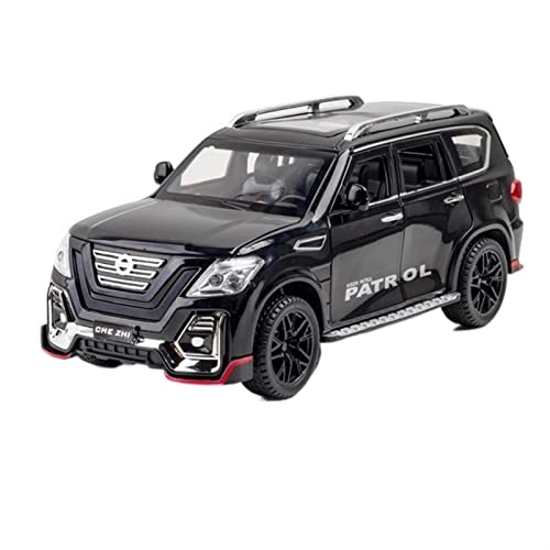 1 24 für Nissan Patrol Metalldruckguss Simulation Geländewagen Modellauto 6 Türen offen(A) von XIYUEYING