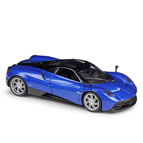1 24 für Pagani Huayra Sportwagen Metall Replik Auto Druckguss Fertigmodellauto Miniaturauto(Blau) von XIYUEYING