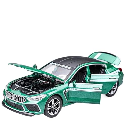 1 32 Für BMW M8 IM Supercar Legierung Druckguss Auto Modell Mit Sound Und Licht Ornament Auto Modell(D) von XIYUEYING