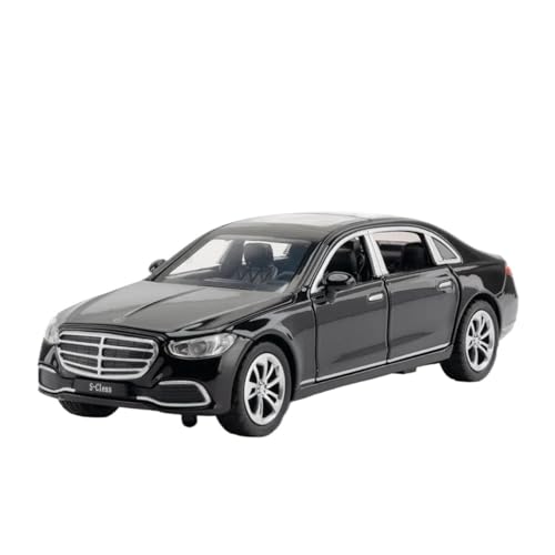 1 32 Für Benz S400L Sound Light 6 Türen Geöffnet Pull Back Legierung Miniatur Auto Modell Simulation Souvenir(Schwarz) von XIYUEYING