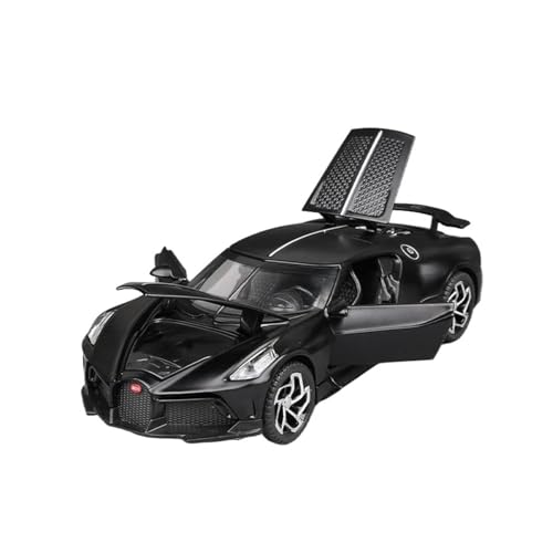 1 32 Für Bugatti La Voiture Noire Black Dragon Supercar Legierung Auto Modell Druckguss Auto Modell(B) von XIYUEYING