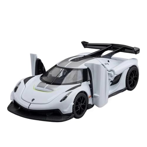 1 32 Für Koenigsegg Jesko Supercar Legierung Auto Modell Zurückziehen Auto Modell Mit Sound Und Licht(C) von XIYUEYING