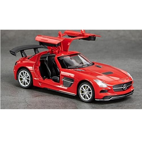 1 32 Für Mercedes SLS Legierung Sportwagen Modell Dekoriert Schreibtisch Display Spielzeug Jungen Sammlung 15CM(Schwarz) von XIYUEYING