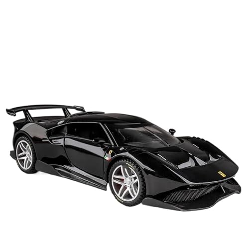 1 32 Für P80C Supercar Legierung Auto Modell Druckguss Auto Modell Mit Sound Und Licht Ornament Auto Modell(B) von XIYUEYING