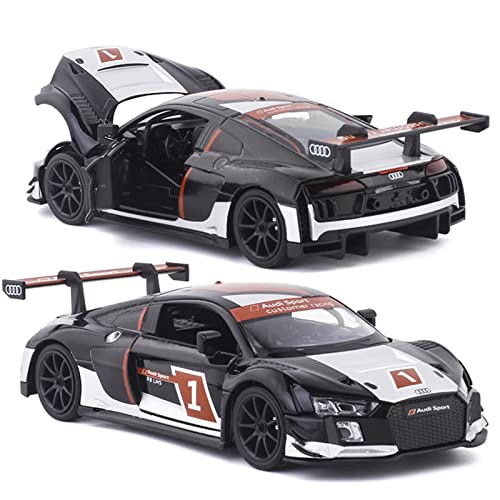 1 32 Für R8 LMS Racing Legierung Druckguss Auto Modell Spielzeug Fahrzeug Miniatur(Schwarz) von XIYUEYING