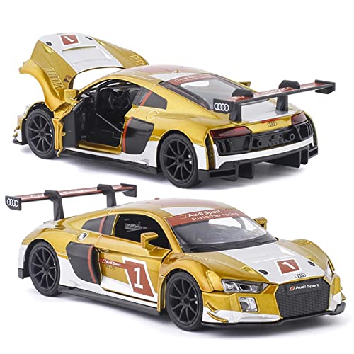 1 32 Für R8 LMS Racing Legierung Druckguss Auto Modell Spielzeug Fahrzeug Miniatur(Yellow) von XIYUEYING