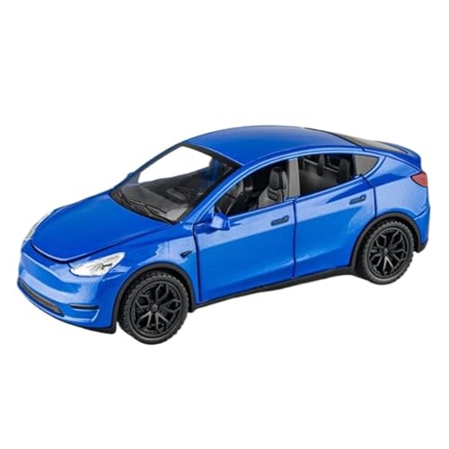 1 32 Für Tesla Model Y SUV Legierung Auto Modell Diecast Metall Fahrzeuge Auto Modell Mit Sound Und Licht(C) von XIYUEYING