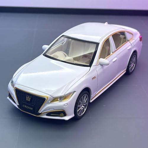 1 32 Für Toyota Crown GS Auto Modell Legierung Simulation Spielzeug Sammlung Souvenir Dekoriert Schreibtisch Jungen Für Männer(White) von XIYUEYING