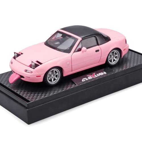 1 32 für Mazda MX5 Supercar Simulation Legierung Auto Modell 14,5 cm Schreibtisch Dekoration Sammlung Souvenir Spielzeug Jungen(Rosa) von XIYUEYING