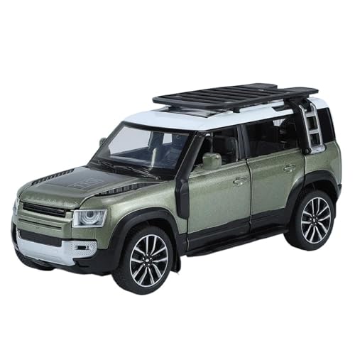1 32 für Range Rover Defender SUV Legierung Auto Modell Metall Off-Road Auto Modell Mit Sound Und Licht(A) von XIYUEYING