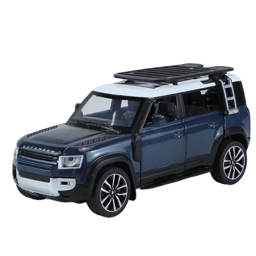 1 32 für Range Rover Defender SUV Legierung Auto Modell Metall Off-Road Auto Modell Mit Sound Und Licht(B) von XIYUEYING