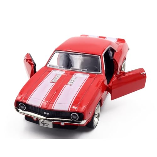1 36 für Chevrolet Camaro SS 1969 Legierung Simulation Auto Modell Rot Dekoriert Spielzeug 16 cm Schreibtisch Sammlung Display Jungen von XIYUEYING