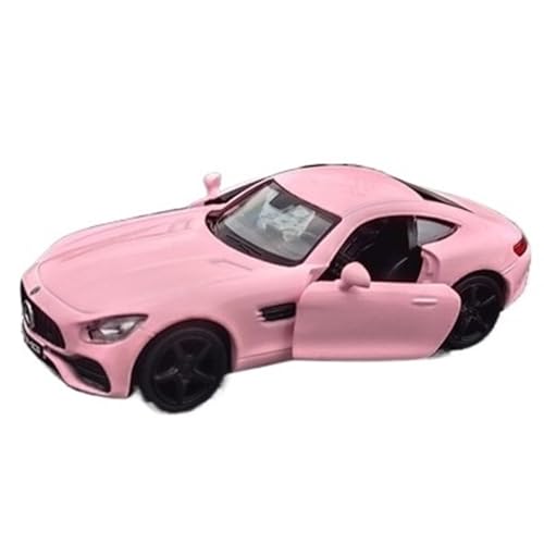 1 36 für Mercedes-Benz AMG Automodell Legierung Rosa Dekoriert Schreibtisch 12CM Miniatur Spielzeug Show Männer Und Frauen von XIYUEYING