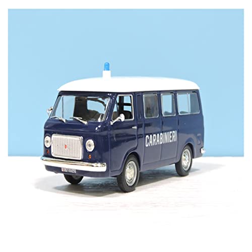 1 43 Für FIAT 238 Miniaturauto 1969 Polizeiautomodell Mini-Legierung Automodell Spielzeug Sammlerstücke von XIYUEYING