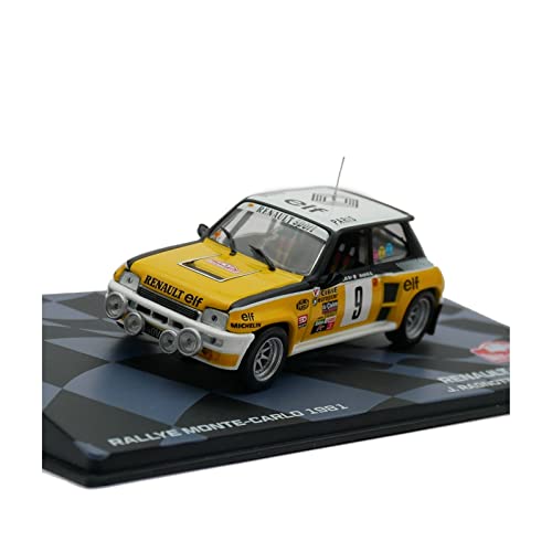 1 43 Für Renault 5 Turbo WRC 1981 Rallye-Autosimulationslegierung Fertiges Automodell Spielzeug von XIYUEYING