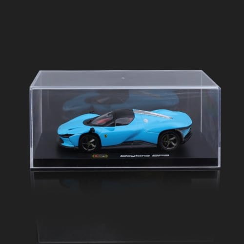 1 43 ​​für Ferrari Daytona SP3 Sportwagenmodell Simulation Legierung Automodell Sammlung Ornamente 11 cm dekorative Schreibtisch Sammlung Souvenir Jungen Spielzeug(Blau) von XIYUEYING