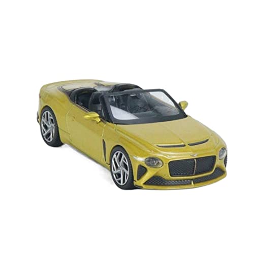 1 64 Für Bentley Mulliner Gold Convertible Alloy Car Model Ornaments Adult Collection Display von XIYUEYING