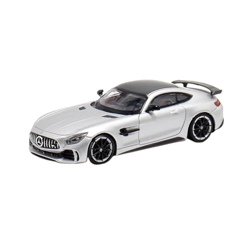 1 64 Für Benz AMG GTR C190 2017 Legierung Statisches Supercar Auto Modell Souvenir Auto Ornament Display Sammlung(Silber) von XIYUEYING
