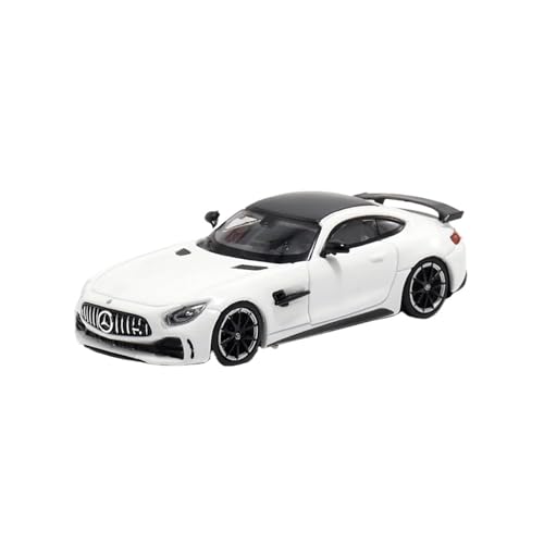 1 64 Für Benz AMG GTR C190 2017 Legierung Statisches Supercar Auto Modell Souvenir Auto Ornament Display Sammlung(White) von XIYUEYING