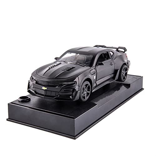 1 64 Für Chevrolet Camaro Legierung Modell Spielzeug Auto Sammlerstücke Souvenir Display Ornament(Schwarz) von XIYUEYING
