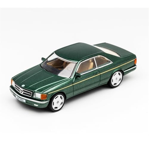 1 64 für Mercedes-Benz 500SEC Simulation Legierung Auto Modell Sammlung Dekoration Schreibtisch Dekoration Jungen Spielzeug Display(Grün) von XIYUEYING
