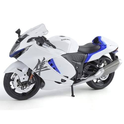 1 9 für Suzuki Hayabusa 2022 Simulation Legierung Motorrad Modell Spielzeug 23CM Dekoriert Schreibtisch Sammlung In Erinnerung An Die Jungen(White) von XIYUEYING