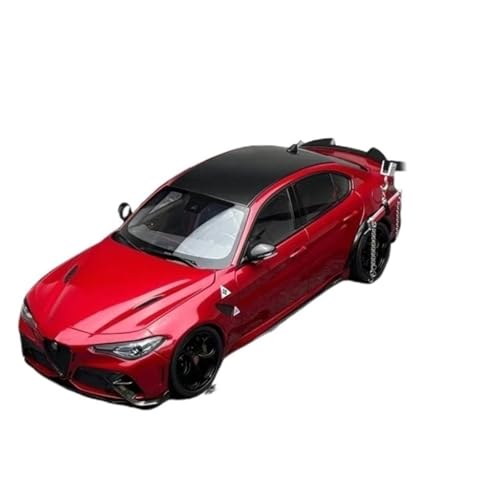 1:18 Für Alfa Romeo Giulia GTA Sportwagen-Metallautomodell Statische Ausstellungsstücke Weihnachtsgeschenkkollektion(Rot) von XIYUEYING