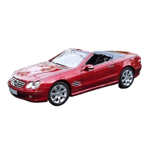 1:18 Für Benz SL500 R230 Cabrio Vieraugen-Erdnusslicht Automodell Statische Anzeige Oldtimersammlung von XIYUEYING