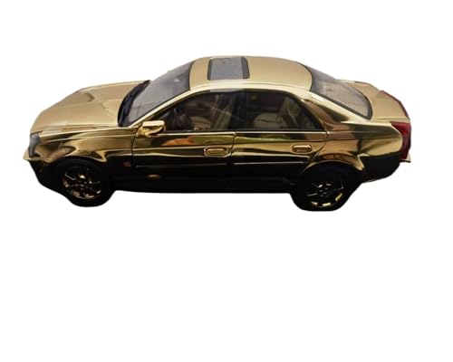 1:18 Für Cadillac Cts Simulationslegierungs-Sammelautomodell Sammlungsausstellung Fertiger Miniaturfahrzeuge(Gold Plated) von XIYUEYING