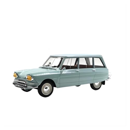 1:18 Für Citroen Ami 6 Break 1967 Classic Cars Limited Edition Harz Metall Statisches Automodell Spielzeug Geschenk(Blau) von XIYUEYING