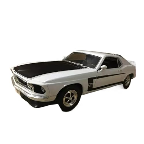 1:18 Für Ford Mustang Boss 302 1969 Simulation Auto Modell Klassische Fahrzeug Handwerk Ornamente Display von XIYUEYING