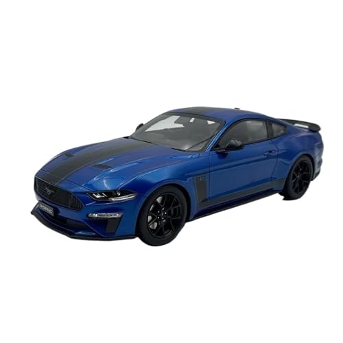 1:18 Für Ford Mustang Crown R-SPEC 5,0 Harz Diecast Auto Simulation Modell Sammlerstücke Souvenir(Blau) von XIYUEYING