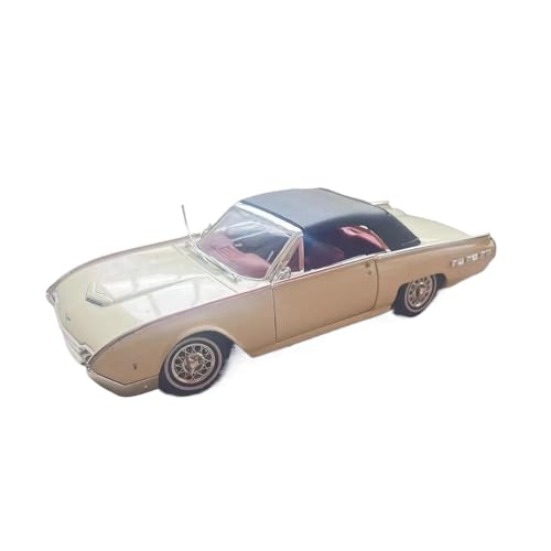 1:18 Für Ford Thunderbird 1962 Sportwagen Legierung Modell Statisch Erwachsene Hobby Metall Spielzeug Urlaub Geschenk von XIYUEYING