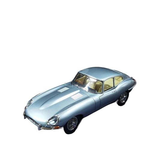 1:18 Für Jaguar E-Type-Coupé, Jaguar-Oldtimer-Modell Für 60-jährigen Jubiläum, Statische Ausstellungssammlung(Gray) von XIYUEYING