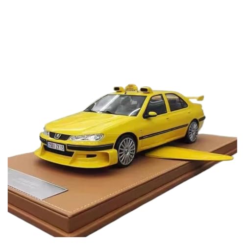 1:18 Für Peugeot 406 Taxi Limited Edition Simulation Harz Statisches Automodell Fans Sammlung Dekoration von XIYUEYING