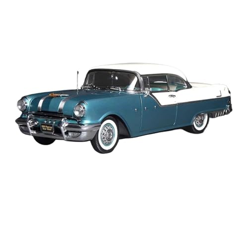 1:18 Für Pontiac Star Chief 1955 The Platinum Collection Alloy Car Model Emulation Collection(Blau) von XIYUEYING