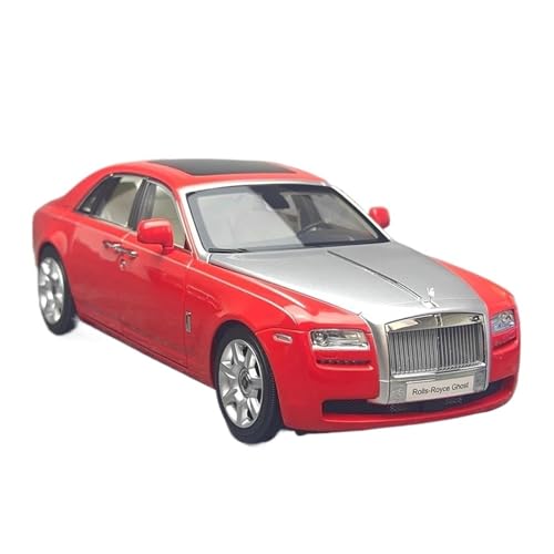 1:18 Für Rolls-Royce Ghost Legierungssimulation Automodell-Sammlung Geschenk An Freunde Und Verwandte(Red Silver) von XIYUEYING
