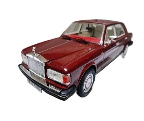 1:18 Für Rolls Royce Silver Spirit Silver Spur 4-Türer Limousine Modell Rolls Furniture Collectibles(Rot) von XIYUEYING
