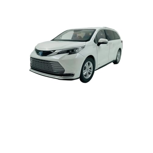 1:18 Für Sienna Neue Sienna MPV Business Legierung Simulation Auto Modell Sammlung Ornamente Souvenirs(White) von XIYUEYING