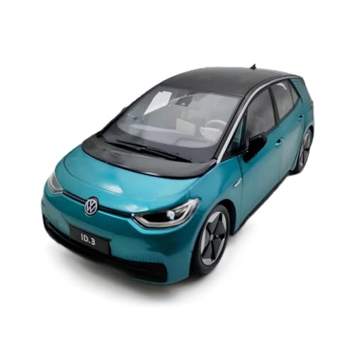 1:18 Für Volkswagen ID3 Legierung Voll Offene Simulation Auto Modell Metall Fahrzeug Erwachsene Spielzeug Sammlung(Blau) von XIYUEYING
