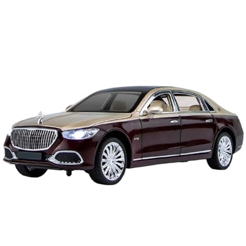 1:22 Für Maybach S680 Legierung Metall Luxy Auto Modell Druckguss Metall Auto Modell Mit Sound Und Licht(B) von XIYUEYING