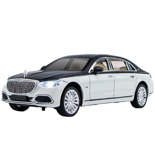 1:22 Für Maybach S680 Legierung Metall Luxy Auto Modell Druckguss Metall Auto Modell Mit Sound Und Licht(C) von XIYUEYING