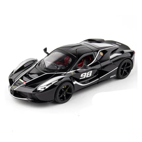 1:22 für Ferrari Laferrari Legierung Sportwagen Modell Metall Auto Modell Simulation Sound Licht Auto Modell(B) von XIYUEYING