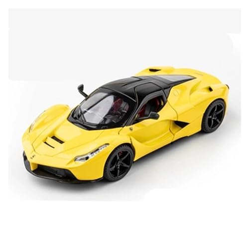 1:22 für Ferrari Laferrari Legierung Sportwagen Modell Metall Auto Modell Simulation Sound Licht Auto Modell(D) von XIYUEYING